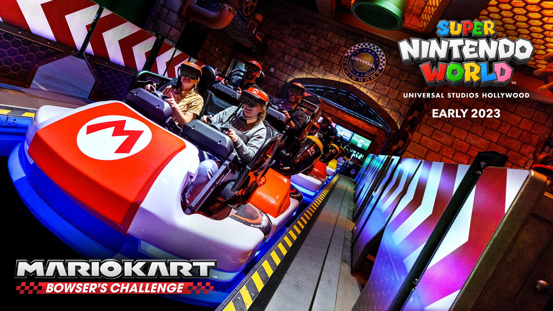 Universal Studios Hollywood Reveals Details of SUPER NINTENDO WORLD's  Signature Ride, “Mario Kart: Bowser's Challenge”